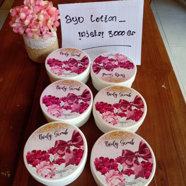 Scrub whitening lotion injeksi3000Gs