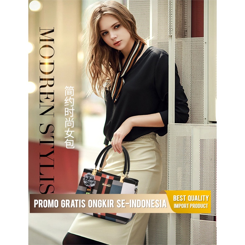 Tas Selempang Cewek Beg pesan baru Import  2022 gaya Korea moden satu bahu wanita tas portable