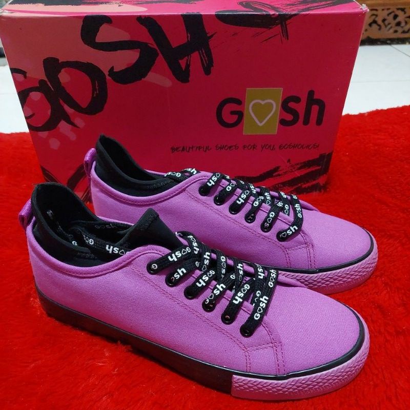 READY SEPATU GOSH ART 529 PURPLE size 38