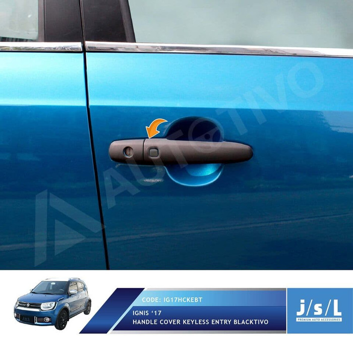 Cover Handle Suzuki Ignis Hitam Doff Smart Keyless Blacktivo