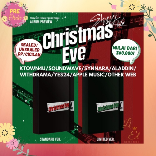 [READY INDO] Pilih member Soundwave/Withdrama/web lain  Stray Kids - Holiday Special Single Christma