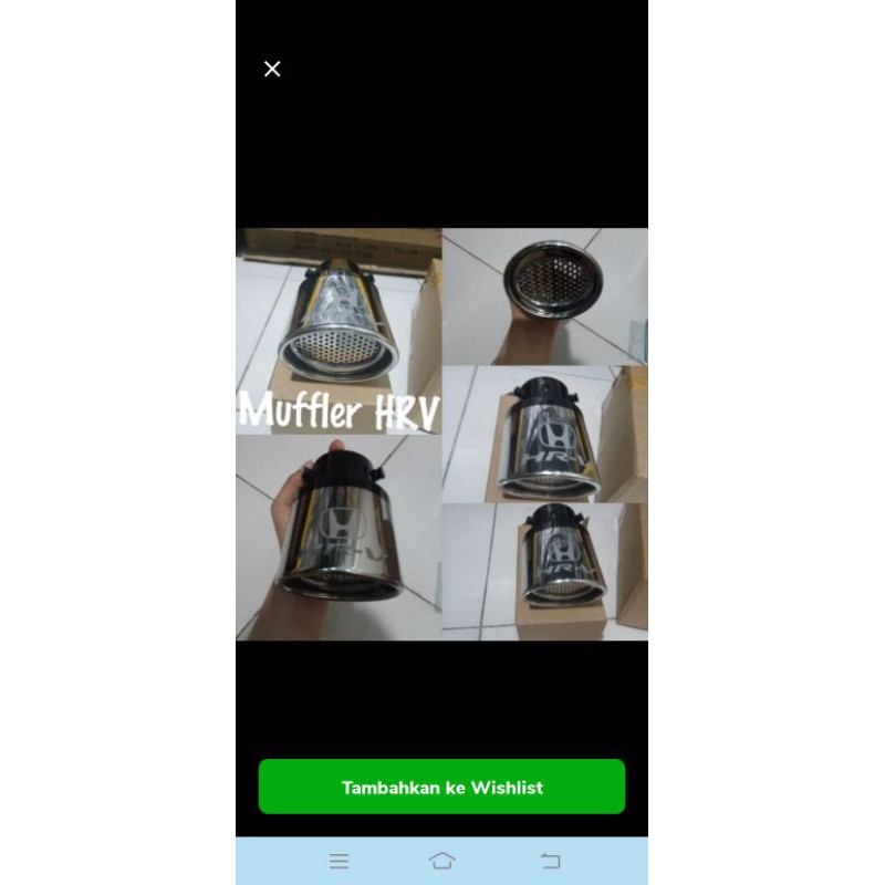 Muffler Buntut Knalpot Hrv
