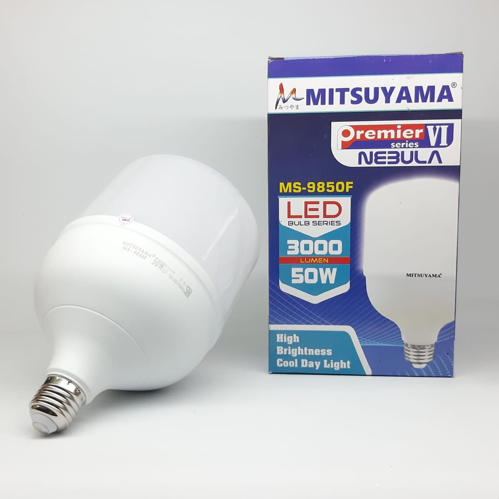 Bohlam Jumbo Super Terang Dan Hemat Energy 50 Watt Jenis LED Mitsuyama  MS-9850F