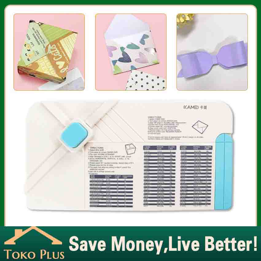 

Scribing Board Punch Board Alat Pemotong Kertas Paper Craft Cutter Board Alat untuk membuat amplop Tag Gift Bag box Craft Kertas dll - Diy -Gift Bag Punch Board - Alat membuat kantong kertas papper Alat DIY