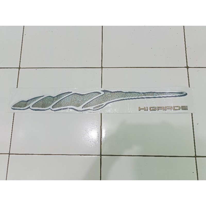 Sticker stiker list body Mobil tulisan Isuzu panther Hi grade