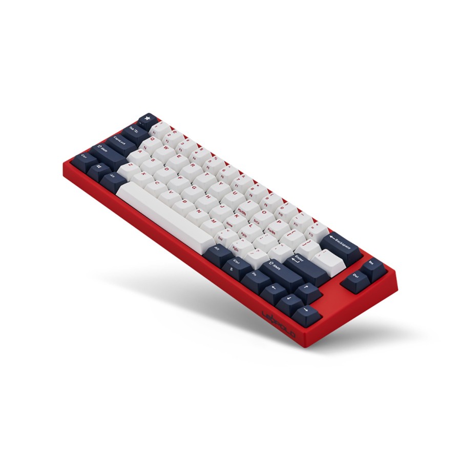 Leopold FC660M white /Blue PD White Case 65% DoubleShot PBT Mechanical