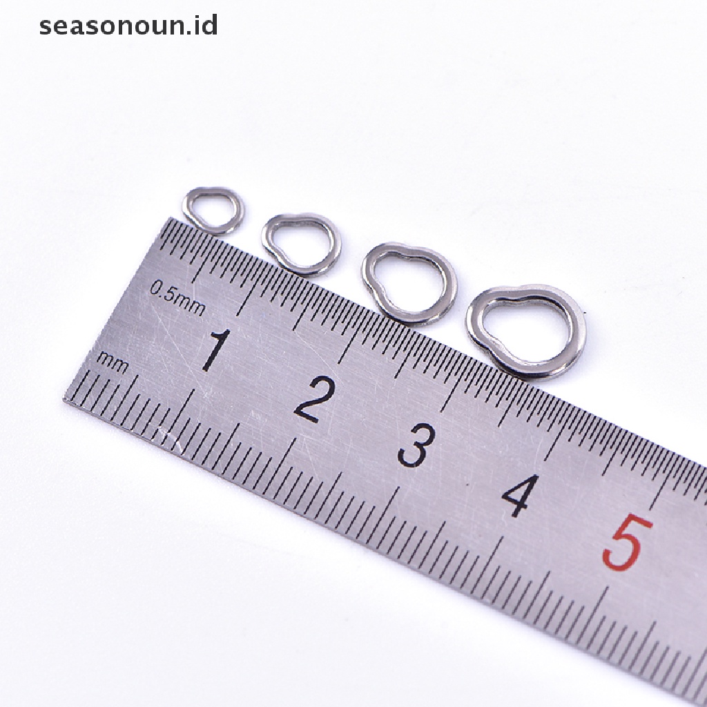 (seasonoun) 10pcs Kili-Kili Pancing Seamless Bahan Baja