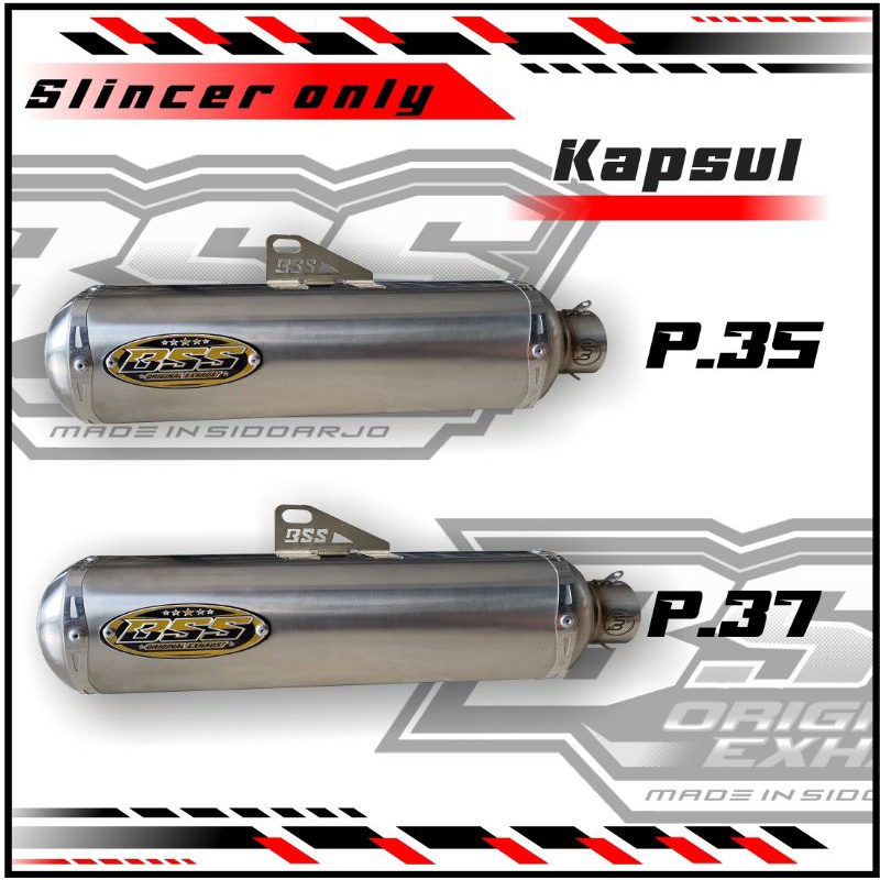 muffler BSS ORAIGINAL TYPE KABSUL free laser nama