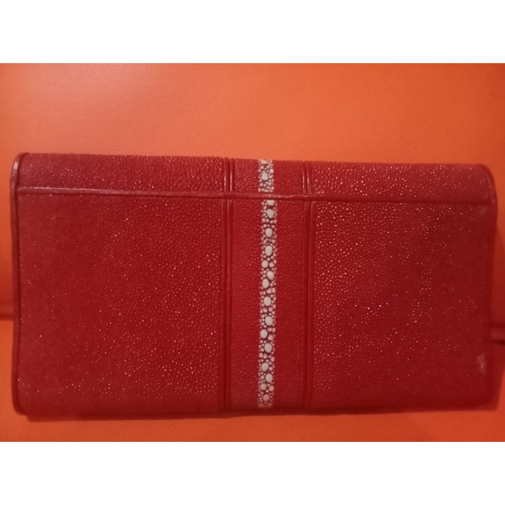 dompet wanita kulit ikan pari