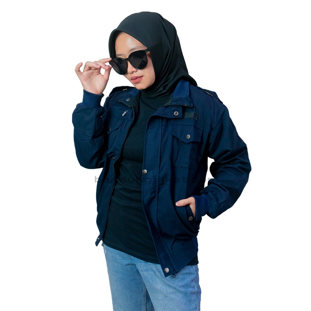 ELEGANT BOMBER NEVY || JAKET BOMBER PRIA II JAKET PILOT II Sz M-XXl