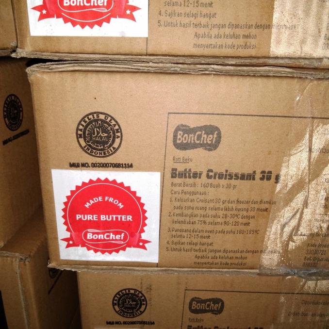 

Frozen Croissant Dough @ 30 Gram Croffle 1 Karton KHUSUS OJEK ---NEW---