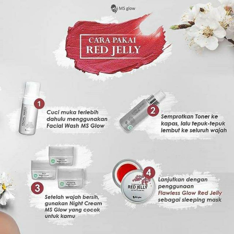 ✨NAGIHI✨ Ms glow Red jelly Extra Glowing