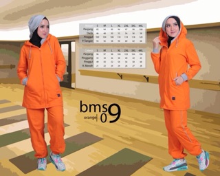 Baju Kaos Olahraga Katun Wanita Trendy Muslimah BMS 09 Baju Kaos Olahraga Katun Wanita Trendy Muslimah BMS 09