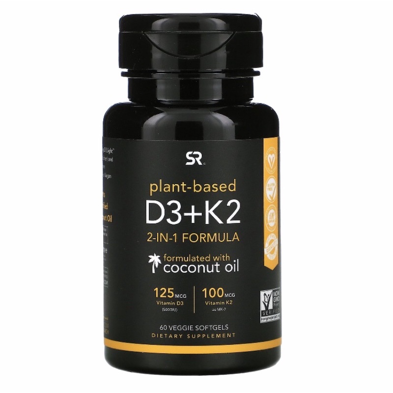 Vitamin D3 5.000 IU + K2 100 mcg Sport Research