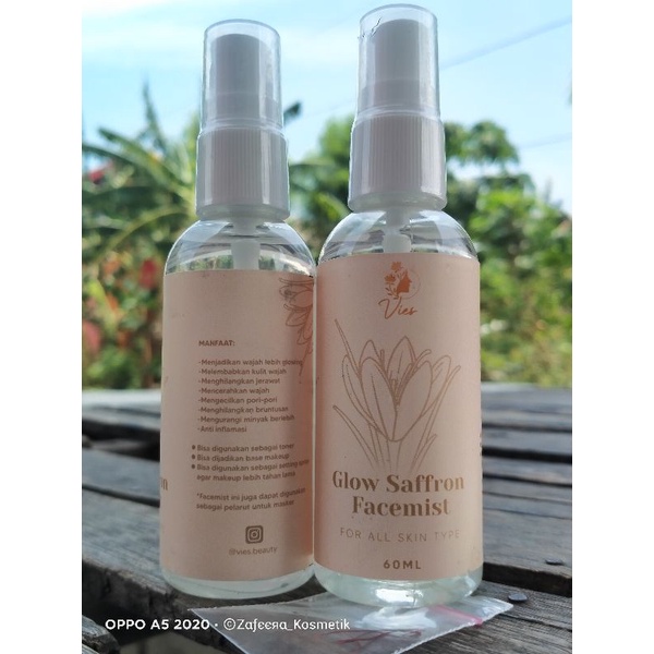 FACE MIST SAFFRON WITH ROSE WATER by Vies