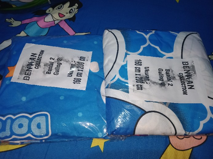 Sprei Home Made Klaten Doraemon No 1,2&3 Murah Berkualitas/180x200 Sprei/160x200 Sprei/sprei Bantal