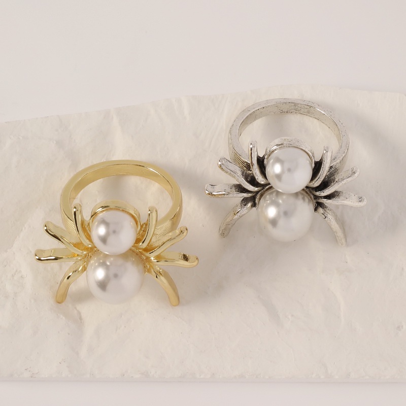Neo Cincin Model Terbuka Desain Labalaba Gaya Gothicvintage Adjustable Untuk Halloweenhadiah
