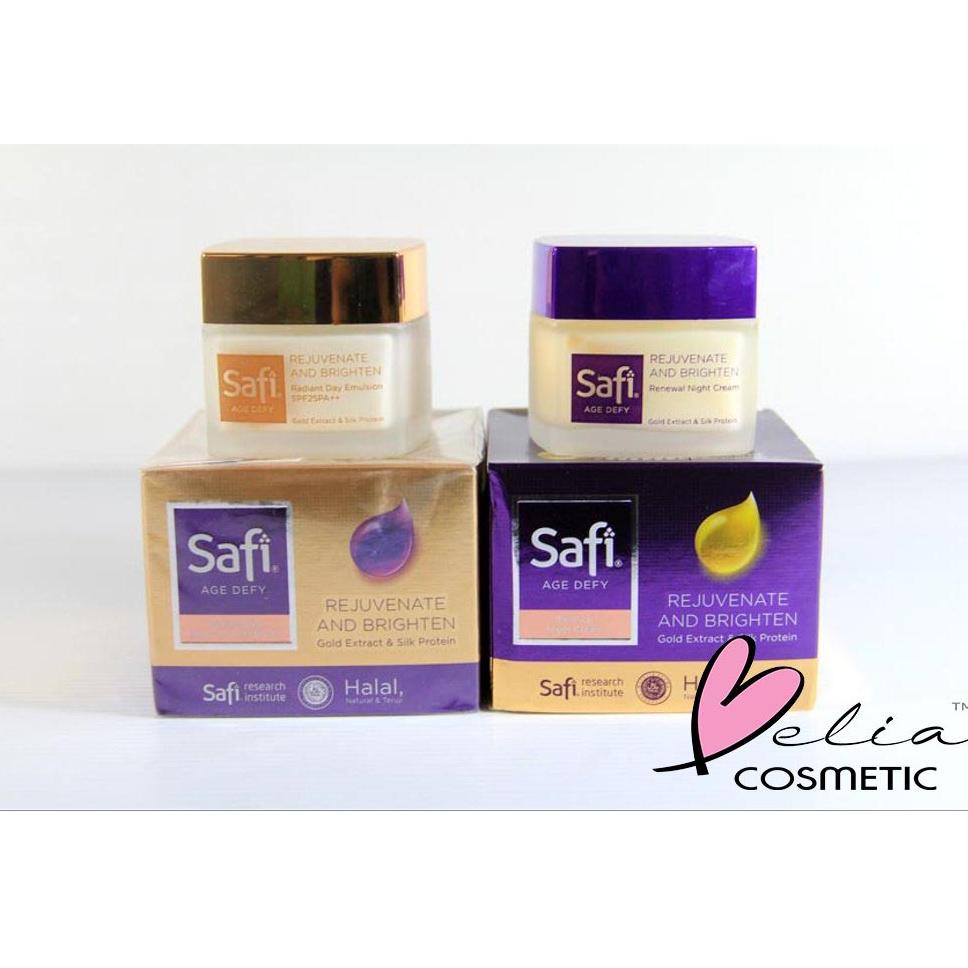 [PRODUK PFL0P] ❤ BELIA ❤ SAFI Age Defy Series | Day Night 25 40g | Gold Water 30 100 | Youth Elixir 