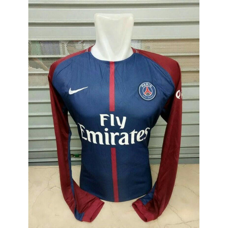 JERSEY PSG HOME LS LONGSLEEVE LENGAN PANJANG MUSIM 2017 - 2018
