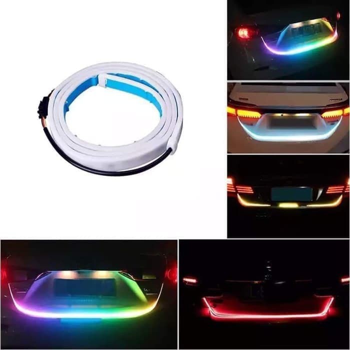 LAMPU LED BAGASI 12V BELAKANG TAIL TRUNK LAMP RUNNING DRL RGB12V
