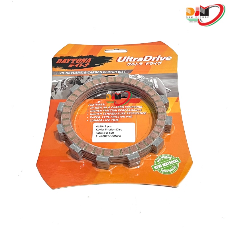 Kampas Kopling Racing Daytona Satria Fu 150 5PC 4620