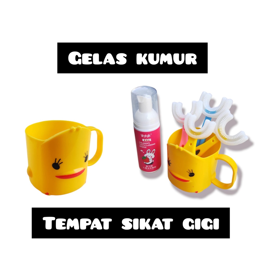 Gelas Kumur / Tempat Sikat Gigi Karakter/ Cangkir Anak Lucu