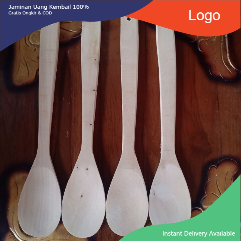 centong nasi kayu gagang panjang centong nasi kayu panjang