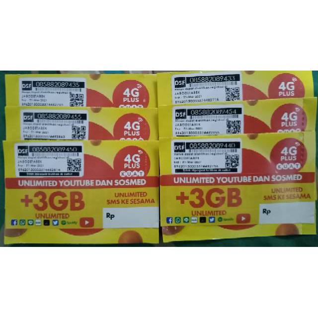 KARTU KUOTA Freedom U +3GB