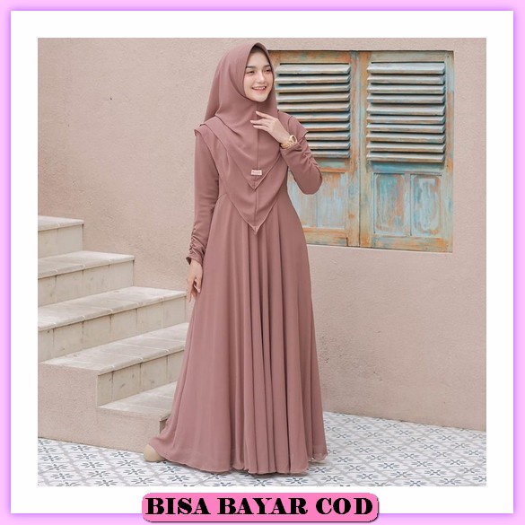 Bisa Cod  Gamis Nibras Nb B36 Terbaru Baju Gamis Nibras Promo 2022 Gamis Mw Murah Viraj Gamis Busui 