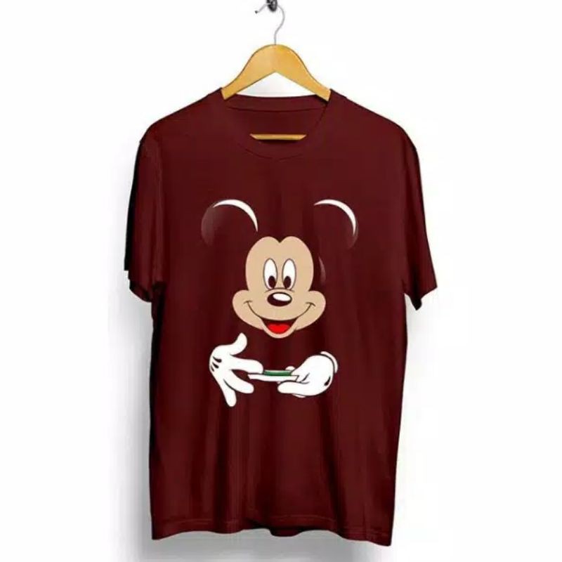 Fourfashion Kaos Pria Kaos Distro MICKEY HAND CN0602