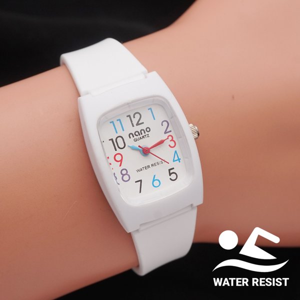 Jam Tangan Wanita Original Anti Air Water Resist Diameter Kecil model q&q qnq utk anak cewek remaja