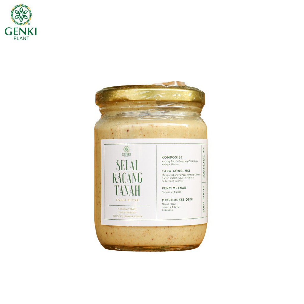 

Genki Plant Selai Kacang Tanah / Peanut Butter - 225 g