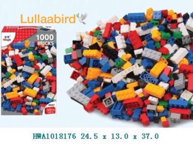 HZ Mainan Anak Brick / Balok 1000pcs / Bulding blocks 1000pcs