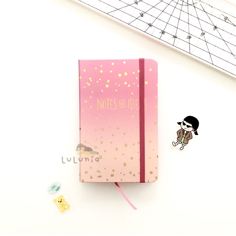 BlingBling Notes&Ideas Notebook (HardCover Notebook/Diary/Buku Catatan)-PinkyBling