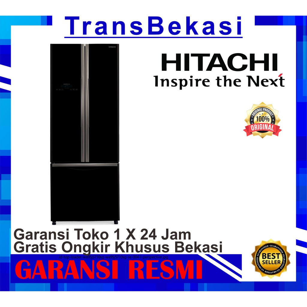 Kulkas HITACHI R WB49PGD9 GBK 405 liter