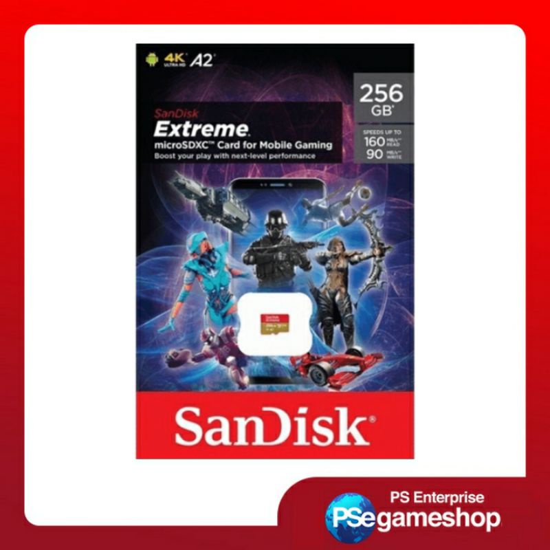 SanDisk Extreme MicroSD 256GB A2 160MB/s MicroSDXC UHS-I ( Original )