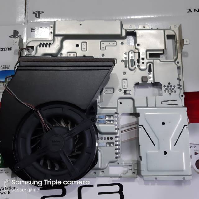 Casing besi pendingin ps3 slim + kipas