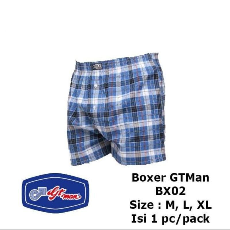 Gtman Celana BOXER KATUN BX02- Celana BOXER Random Warnanya