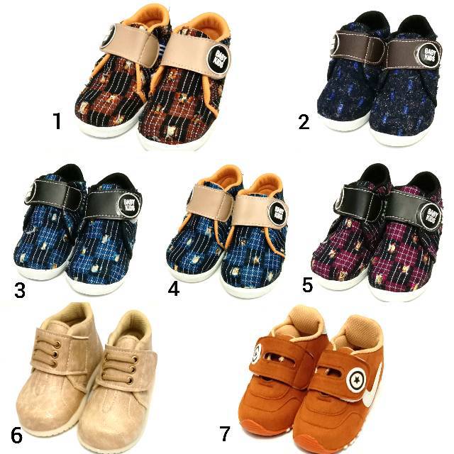  Sepatu  Bayi Prewalker Lucu  Cowok  Cewek Shopee Indonesia