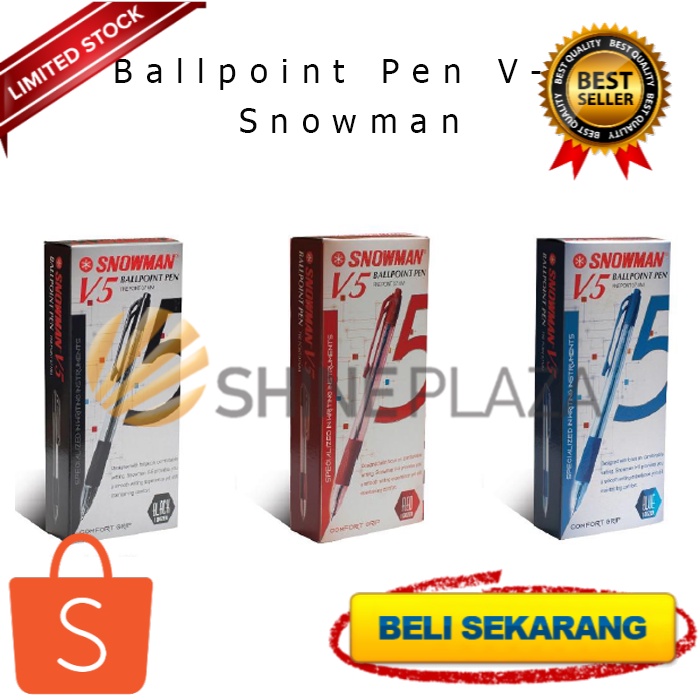 

Ballpoint Snowman V-5 0.7