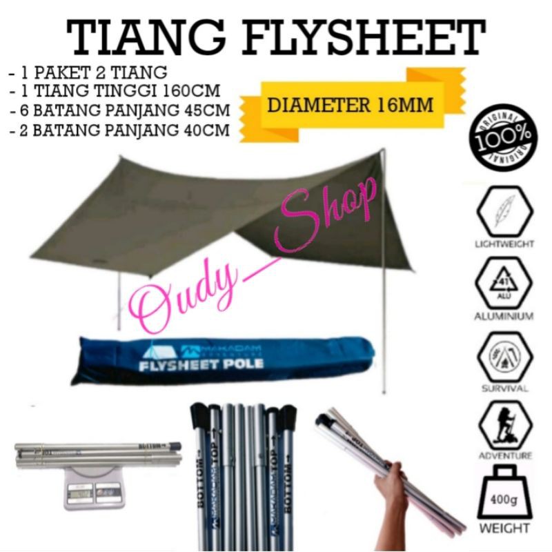 Paket Tiang Flysheet Tenda Murah Berkualitas