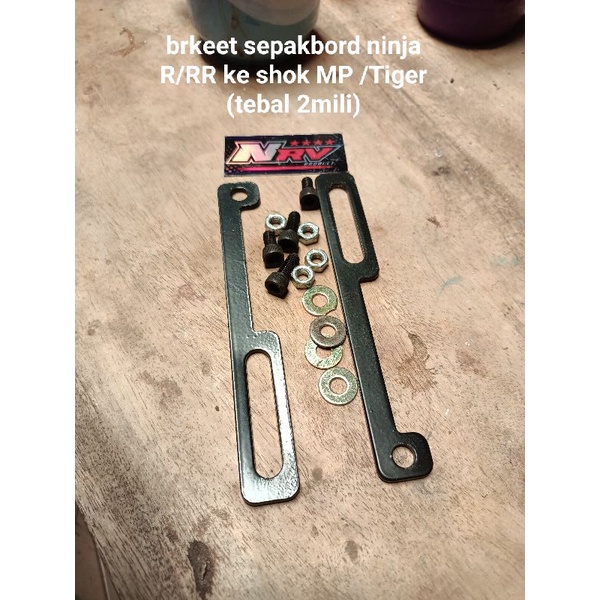 breket slebor depan ninja RR atau ninja RR ninja Victor PNP Sekok depan Mega pro /Tiger