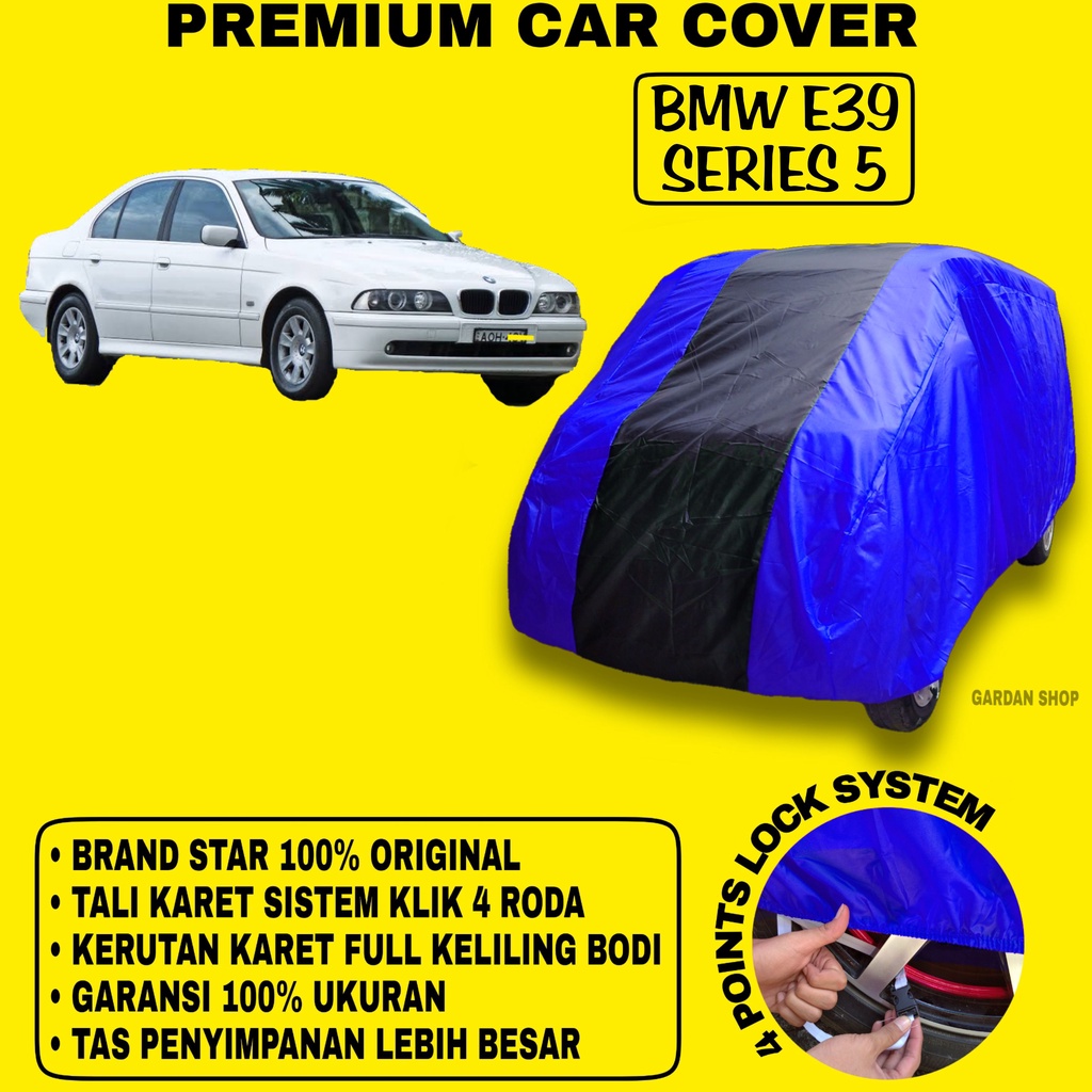 Body Cover BMW E39 SERIES 5 BIRU HITAM Penutup Bodi Mobil Bmw E39 Series 5 Waterproof PREMIUM