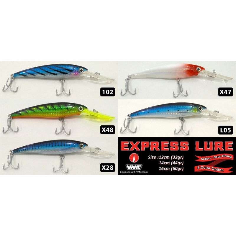 XPRESS LURE (MINOW,PELAGIC,RAPALA,HARD LURE)