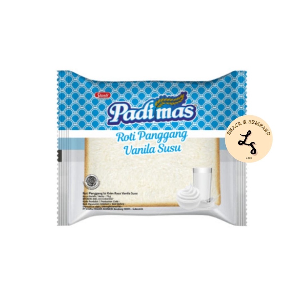 Roti Panggang Padimas Rasa Coklat/Blueberry/Vanilla/Pandan/Mix Fruits/Keju-1