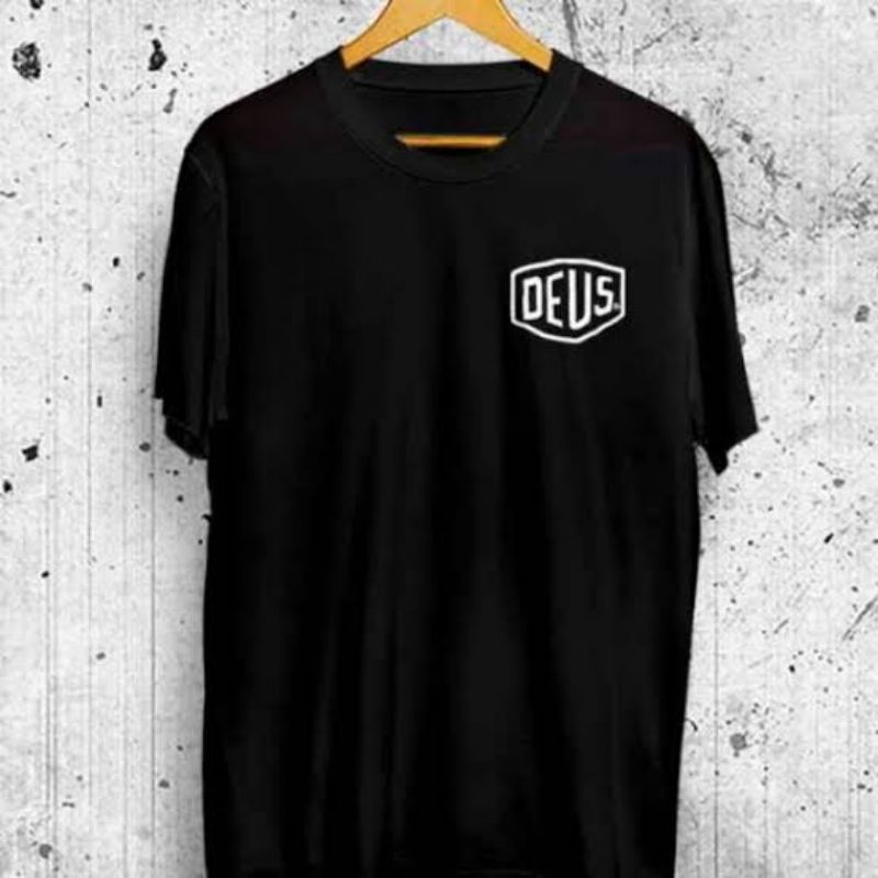 BAJU KAOS TSHIRT DEUS LOGO EX MACHINA UNISEX DISTRO KUALITAS PREMIUM