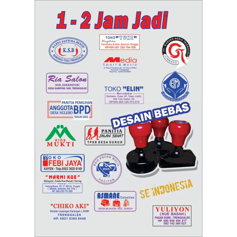 

stempel flash otomatis, toko, lunas, perusahaan ,nama dll