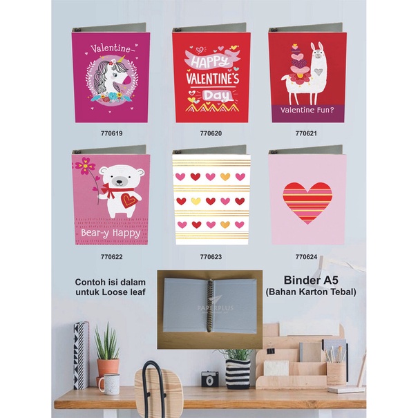 

Binder A5 / Binder Note A5 / Love / Set 2958