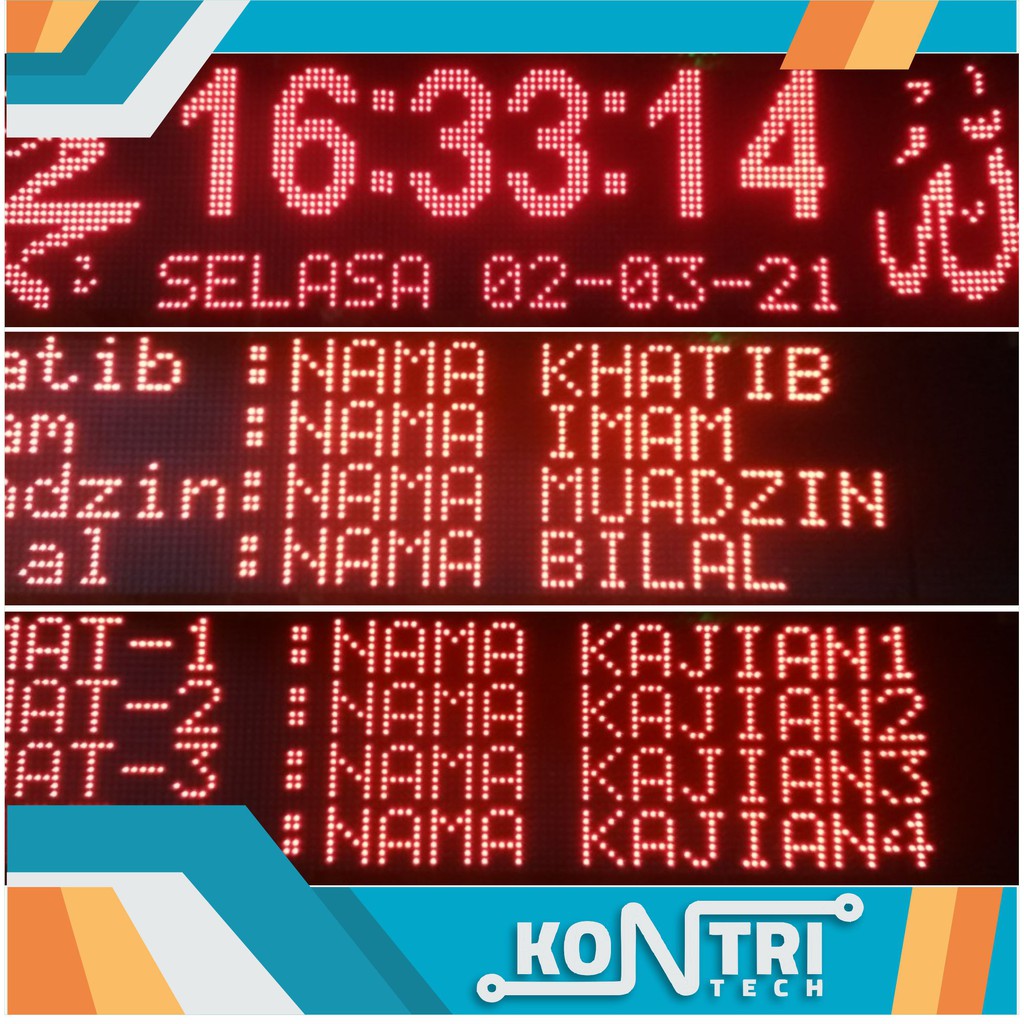 Controller Papan Informasi Masjid Digital