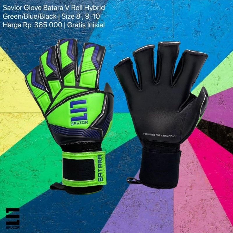 SARUNG TANGAN KIPER SAVIOR BATARA HIJAU ORIGINAL